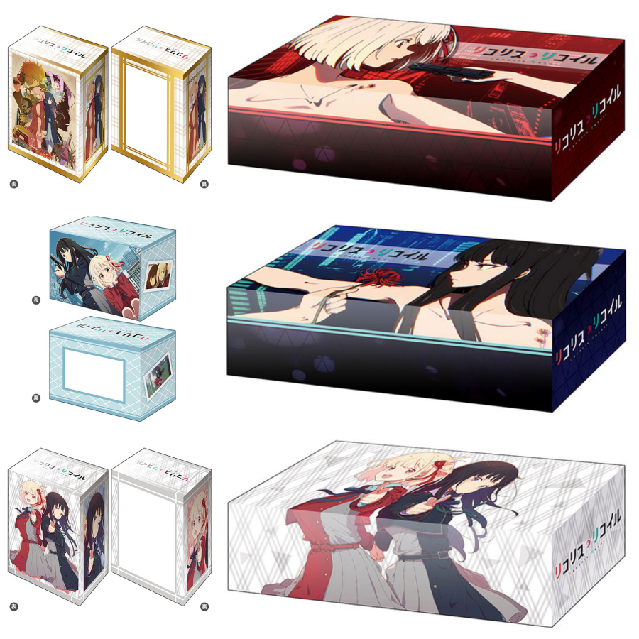 Bushiroad Deck Holder V3 & Storage Box V2 Lycoris Recoil : Chisato & Takina - ซองใส่การ์ด, กล่องใส่การ์ด