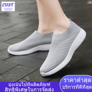 ส่งเร็ว🚀【EUST】36-41ผู้หญิง รองเท้าแฟชั่น สวมใส่สบาย 🎉รองเท้าผ้าใบ รองเท้าผู้หญิง รองเท้าแฟชั่นผู้หญิง ของขวัญวันแม่