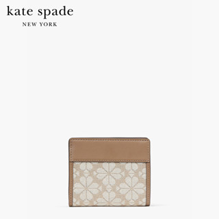 KATE SPADE NEW YORK SPADE FLOWER JACQUARD SMALL ZIP WALLET KB203 กระเป๋าสตางค์