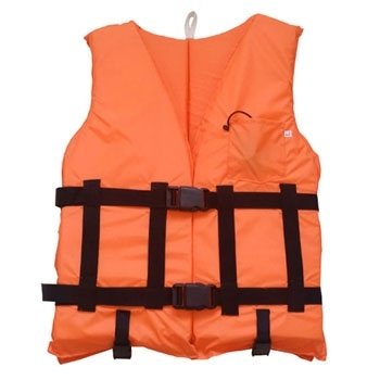 เสื้อชูชีพ (ผ้าร่มสีส้ม) ผ้าร่มพร้อมนกหวีด สินค้ามาตรฐาน มีหลายไซส์ งานผลิตใหม่ในไทย | Bjbrothers