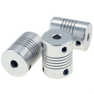 ข้อต่อเพลา D14 L25 มีหลายขนาดให้เลือก D14 L25 Aluminum Flexible Stepper Motor Coupling Motor Coupling Shaft Coupler