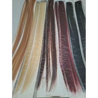 แฮร์พีซ Hair Piece ผมยาวตรง 50cm.แถบเล็ก 3.5cm.