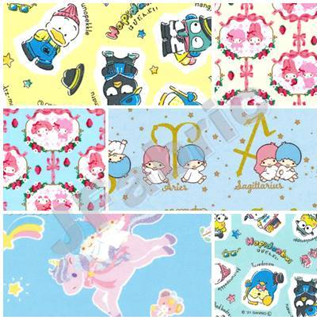 ผ้า Sanrio ผ้าลิขสิทธิ์แท้ คอลเลคชั่น 2022 ผ้าลิขสิทธิ์แท้ ผ้านำเข้า ผ้าพิมพ์ลาย ผ้าญี่ปุ่น