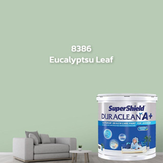 TOA ดูราคลีนA+ กึ่งเงา 8386 สี Eucalyptus Leaf ขนาด กล. 3.7 ลิตร