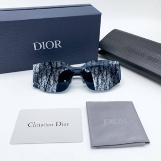 CHRISTIAN DIORCLUB A6U SUNGLASSES แว่นกันแดดแบรนด์คริสเตียนดิออร์ ตัวเลนส์ปรอท ลายตัวหนังสือโลโก้โมโนแกรม