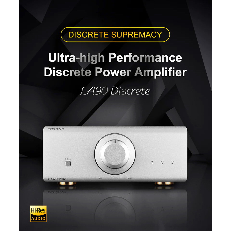 Topping LA90 Discrete NFCA Amplifier ตั้งโต๊ะ รองรับ Hi-Res ประกันศูนย์ไทย