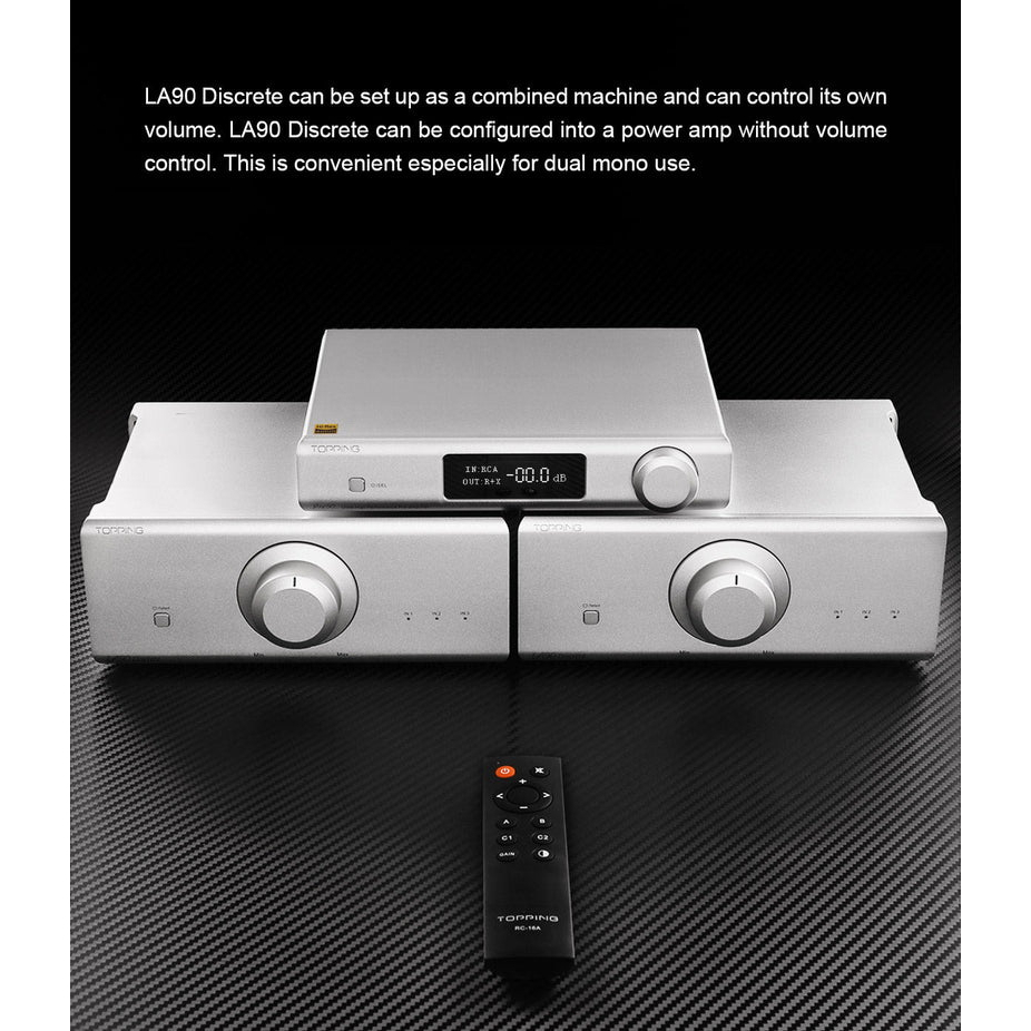 Topping LA90 Discrete NFCA Amplifier ตั้งโต๊ะ รองรับ Hi-Res ประกันศูนย์ไทย