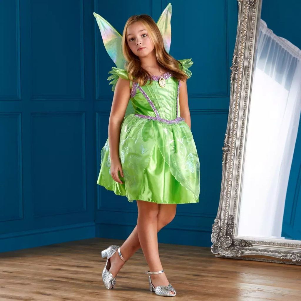 นำเข้า🇬🇧 ชุดแฟนซี ชุดคอสตูม ทิงเกอร์เบลTinker Bell Costume for Kids – Peter Pan ลิขสิทธิ์แท้ นำเข้า 