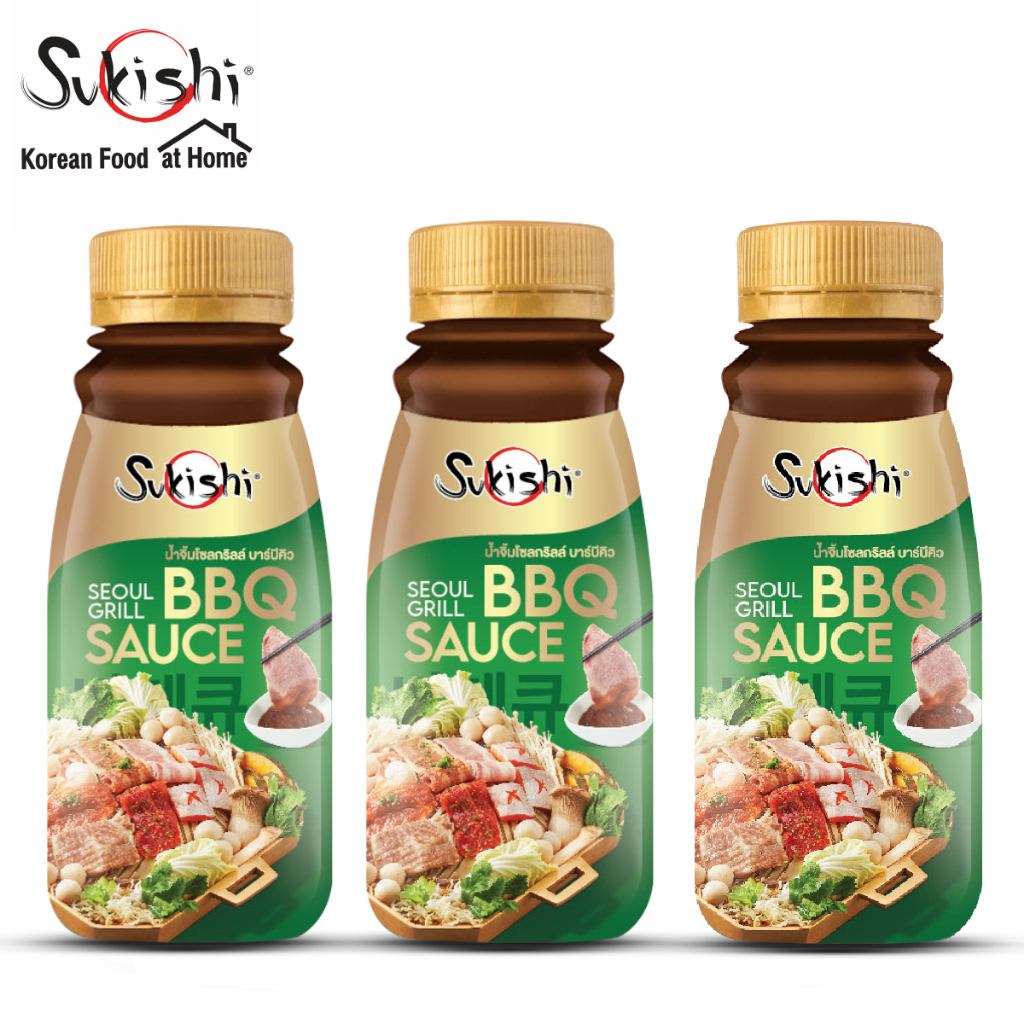 ซูกิชิ น้ำจิ้มโซลกริลล์  แพ็ค3 (ขนาด 160g)