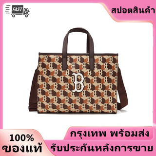 2023MLB tote bag cube shoulder crossbody กระเป๋า MONOGRAM กระเป๋าทรงโท้ท เป๋าช้อปปิ้ง สุภาพสตรีไหล่กระเป๋า/กระเป๋าถือ