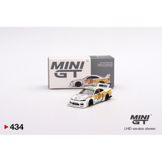 Mini Gt 1/64 LB-Super Silhouette Nissan S15 Silvia Formula Drift Japan 2021 #23 No.434 (Right-hand Steering) มินิจีที