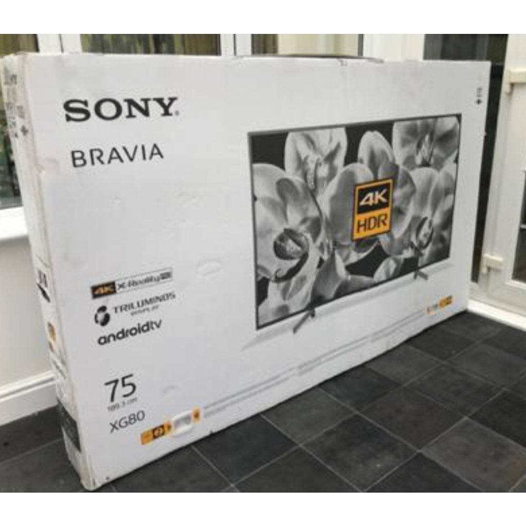 Brand New SONY TV P1 75" Android TV, 8K UHD clarity