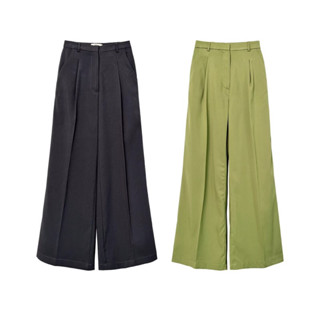 WOVEN WIDE-LEG PANTS (LBB35)