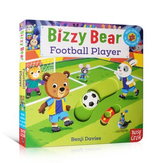 NEW! หนังสืออังกฤษ Bizzy Bear: Football Player (Bizzy Bear) (Board Book) [Hardcover]