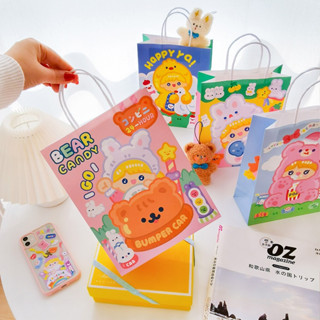 (พร้อมส่ง🌷) Milkjoy ถุงกระดาษ ถุงของขวัญ ถุงน่ารัก ~~
