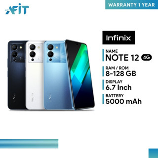 Infinix Note12 (8+128GB) (8+256GB) จอ AMOLED 6.7 นิ้ว  ชิปเซ็ต Helio G96 เล่นเกมลื่น แบต 5000mAh ชาร์จเร็ว 33W