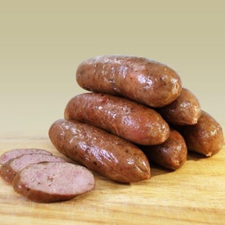 ไส้กรอกหมูรมควัน โฮมเมด Smoked Sausage Homemade อบด้วยเตาอบแบบดั้งเดิมของโปแลนด์ นาน 5 ชม.จนสุก พร้อมรับประทาน 1000 กรัม