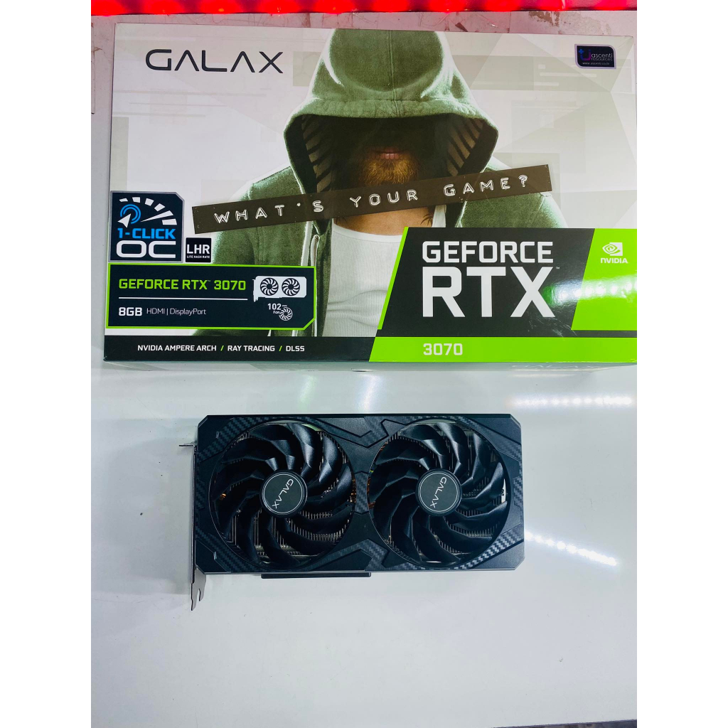 ขายการ์ดจอมือสอง GALAX 1-CLICK RTX3070 8GB