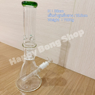 NEW 💯 Glass Bong high big บ้องแก้ว สูง หนัก กรองหลายชั้น ใส่น้ำแข็งได้