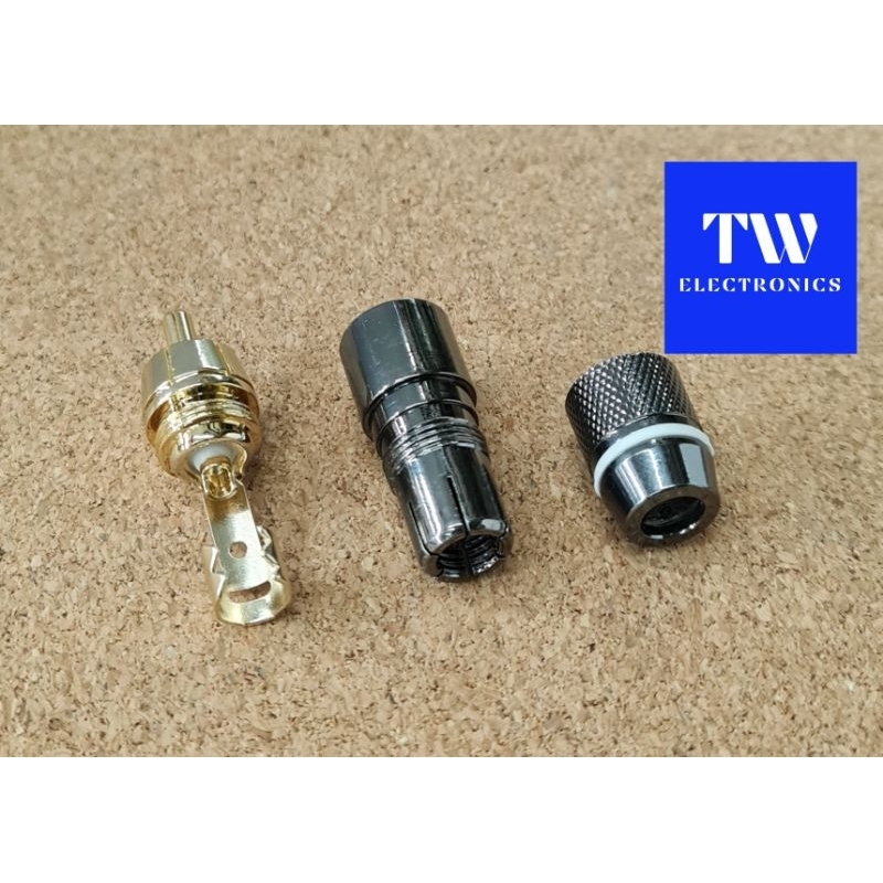 หัวRCA 3Lock,ปลั๊กRCAรุ่น3ล็อค,แจ็คRCA ตัวผู้,ขั้วต่อRCA,RCA Male