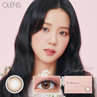 พร้อมส่ง👁️Olens Vivi Ring​ Brown รายเดือน