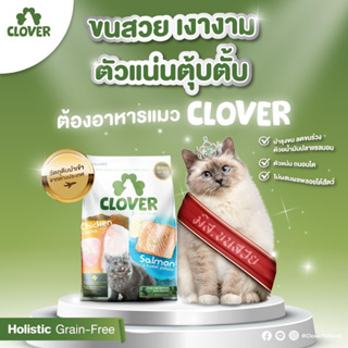 Clover (400กรัม) อาหารแมว ultra holistic โซเดียมต่ำ (no by-products &amp; grain-free) ตัวไม่แน่นคืนเงิน