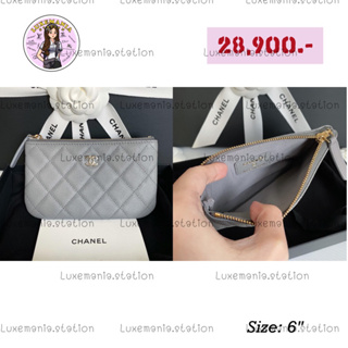👜: New!! Chanel O Case 6" Grey LGHW‼️ก่อนกดสั่งรบกวนทักมาเช็คสต๊อคก่อนนะคะ‼️