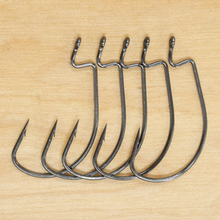 RipRoy เบ็ดตกปลา Extra Wide Gap (EWG) เหยื่อยาง, 5 ชิ้น (Hooks for Soft Plastic Baits, 5 pieces)