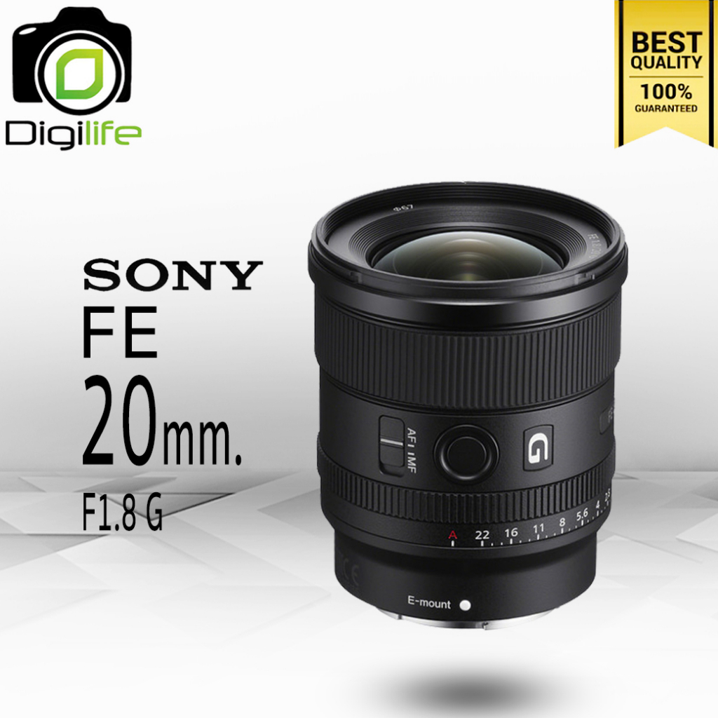 Sony Lens FE 20 mm. F1.8 G - รับประกันร้าน Digilife Thailand 1ปี