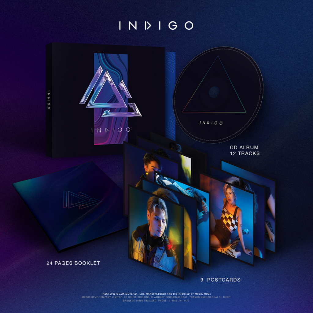 CD Album INDIGO (Booklet+Postcard) ซีดีอัลบั้ม วงอินดิโก้