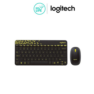 Logitech Wireless Keyboard+Mouse Combo รุ่น MK240