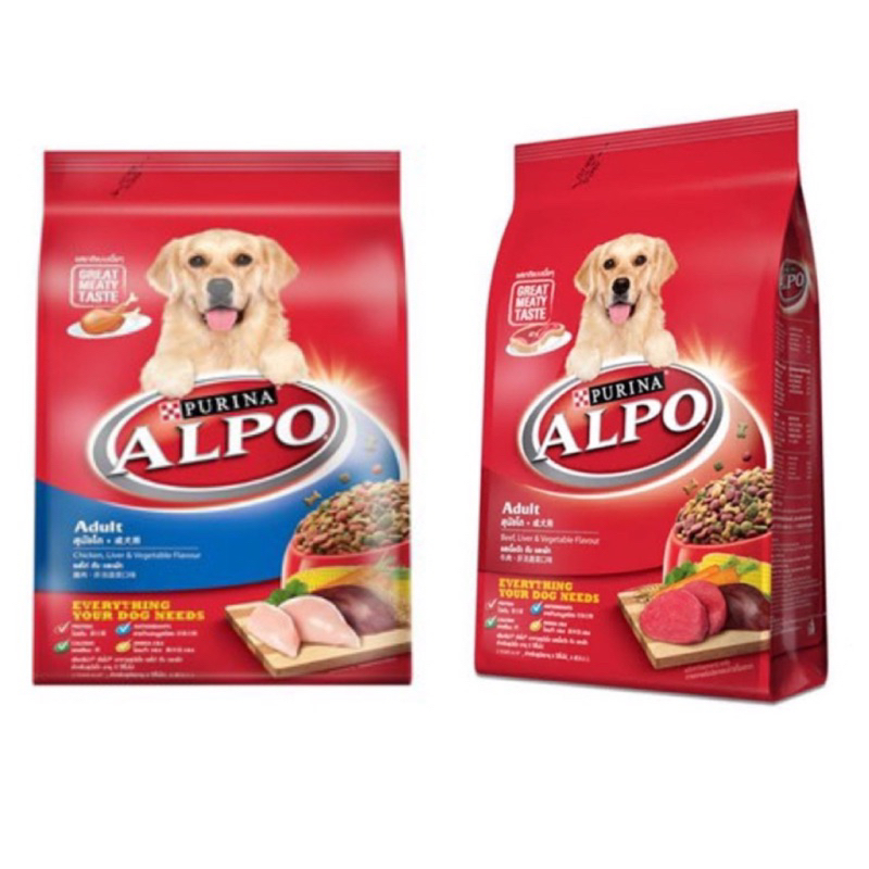 Alpo อัลโป้ อาหารสุนัขโต 1.5 kg
