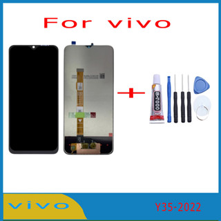 อะไหล่จอพร้อมทัชส VIVO Y35-2022  แถมชุดไขควงกับกาวติดหน้าจอ