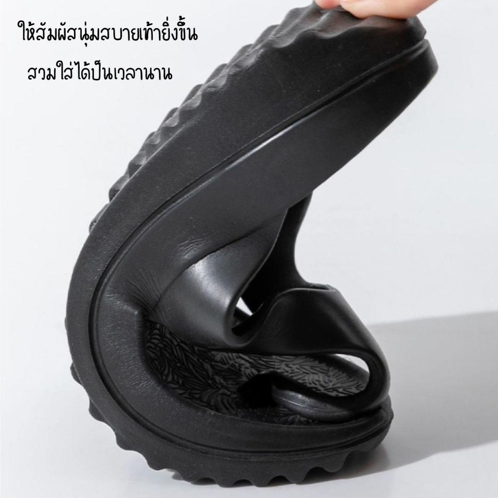 รองเท้า รองเท้าแตะหูหนีบ หูคีบ กันลื่น ไม่ซับน้ำ พื้นหนา  UNISEX / HomeUP ราคา ถูกที่สุด ดีลบีเคเค แกลเลอรีภาพที่ 6