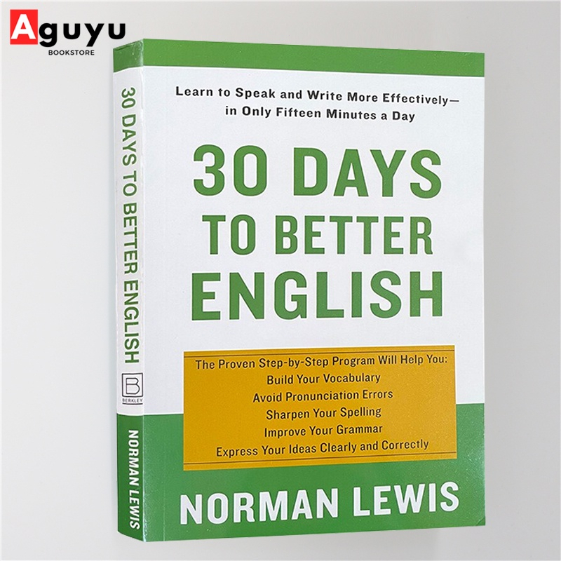 【หนังสือภาษาอังกฤษ】30 Days Improve English Skills Thirty to Better Classic Learning Book หนังสือพัฒนาตนเอง