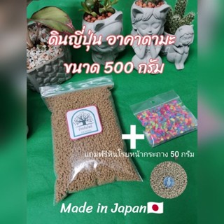 ดินญี่ปุ่น อะคาดามะ 👉 AKADAMA 🌵แบ่งขาย 500g ดินปลูกแคคตัส&amp;พืชอวบน้ำ