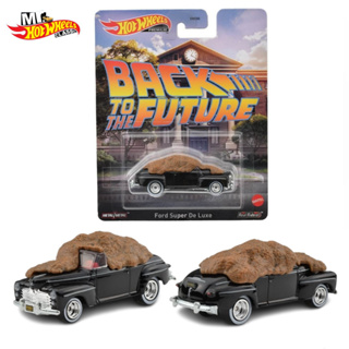 โมเดลรถเหล็ก Hotwheels FORD SUPER DE LUXE จากหนัง BACK TO THE FUTURE แพ็ค PREMIUM ลิขสิทธิ์แท้100%