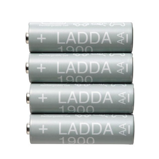 แบ่งขาย ถ่สน ถ่านชาร์จ AA ความจุ 1900 mAh LADDA ลัดด้า Ikea อิเกีย