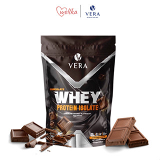 Vera Whey protein วีร่าเวย์ โปรตีน รสช็อกโกแลต สูตรรีดไขมันและลดน้ำหนัก เสริมสร้างกล้ามเนื้อ