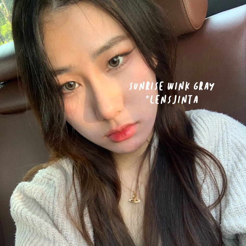 คอนแทคเลนส์ Sunrise gray wink
