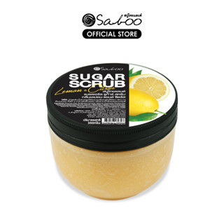 ชูก้าร์ สครับ กลิ่นเลม่อน แอนด์ ซีตรัส 350กรัม | Saboo Thailand Sugar Scrub Lemon And Citrus 350g.