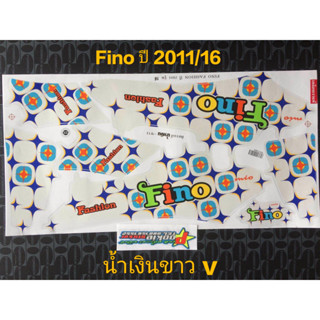 สติ๊กเกอร์ FINO  สีน้ำเงินขาว ปี 2011 รุ่น 16