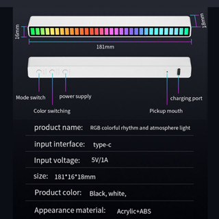 ไฟ RGB สั่งงานด้วยเสียง หลอดไฟ LED ควบคุมจังหวะ ด้วย เสียง เต้นตามจังหวะเพลง