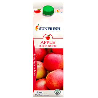 ซันเฟรช น้ำแอปเปิ้ล 44% ขนาด 1 ลิตร - Apple Juice 44% 1L Sun Fresh brand