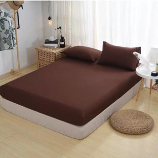 ผ้าปูที่นอน Fitted sheet 3.5 / 5 / 6ฟุต รัดมุมรอบเตียง 360องศา Soft เนื้อผ้านิ่ม