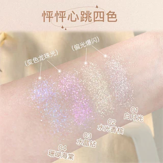 5833 眼 (ใหม่/แท้) NOVO ไฮไลท์ เม็ดสีแน่น ไฮไลทหน้าโกลด์ หน้าฉ่ำ มีมิติ เม็ดสีแน่น ติดทนนาน Highlight