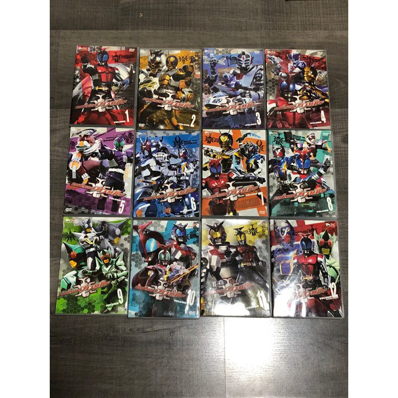 DVD kamen rider kabuto 1-12 ครบสมบูรณ์ครับ