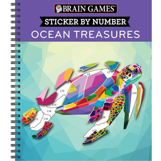 เกมลับสมอง - สติ๊กเกอร์ตามหมายเลข: Ocean Treasures