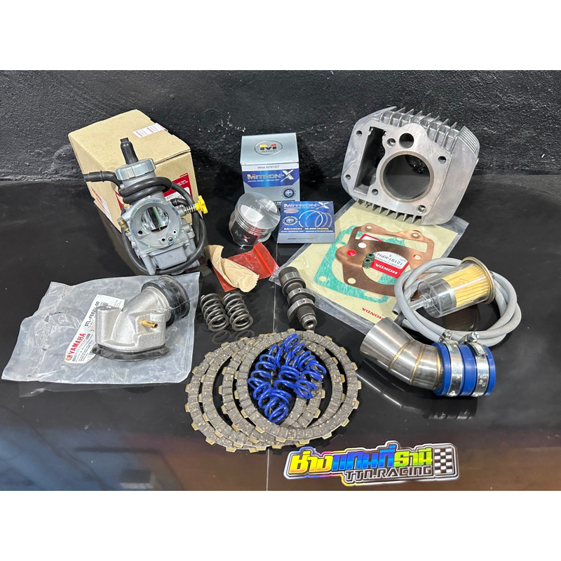 ชุดลูกไมตรอน เวฟ125 53/54/56/57มิล เสื้อลูกครบชุดw125 คาบู56/57มิล ชุดเสื้อwave125 r,s,xตัวคาบู ลูก5