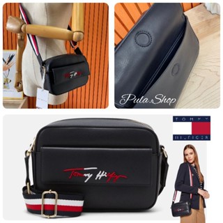 กระเป๋าสะพายข้าง แนวสปอร์ต TOMMY ICONIC CAMERA BAG  Across body bag 004